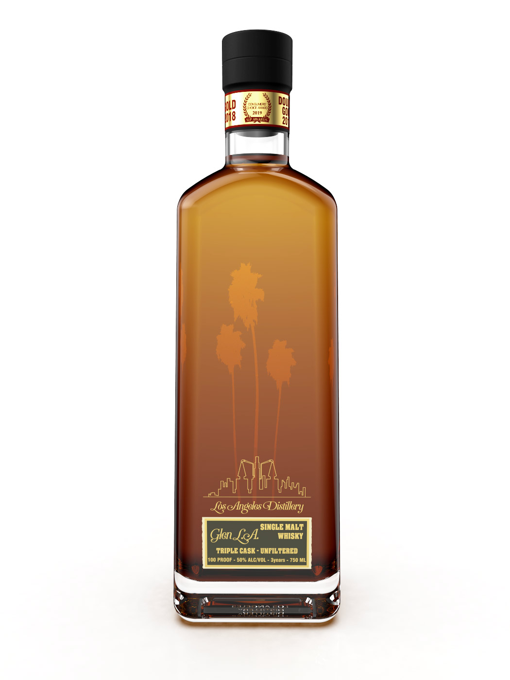 LA Distillery Glen LA Triple Cask Single Malt Whisky