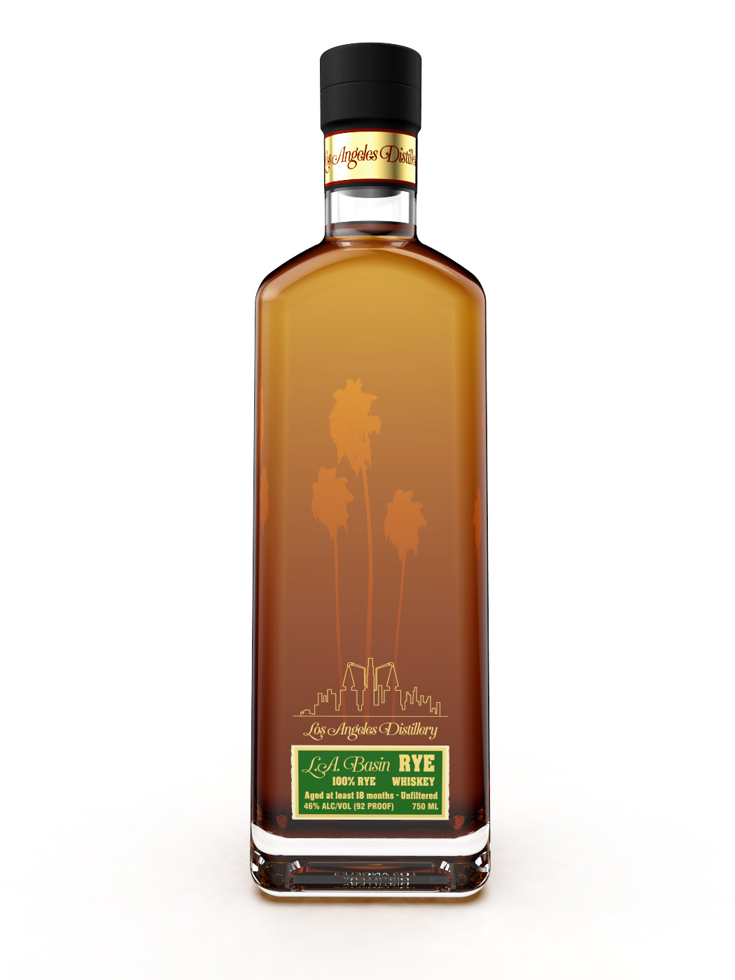 LA Basin 100 Percent Rye Whiskey