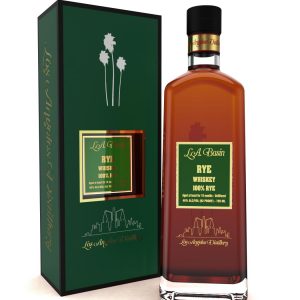 LA Basin 18 Month 92 Proof 100 Percent Rye Whiskey in a Gift Box