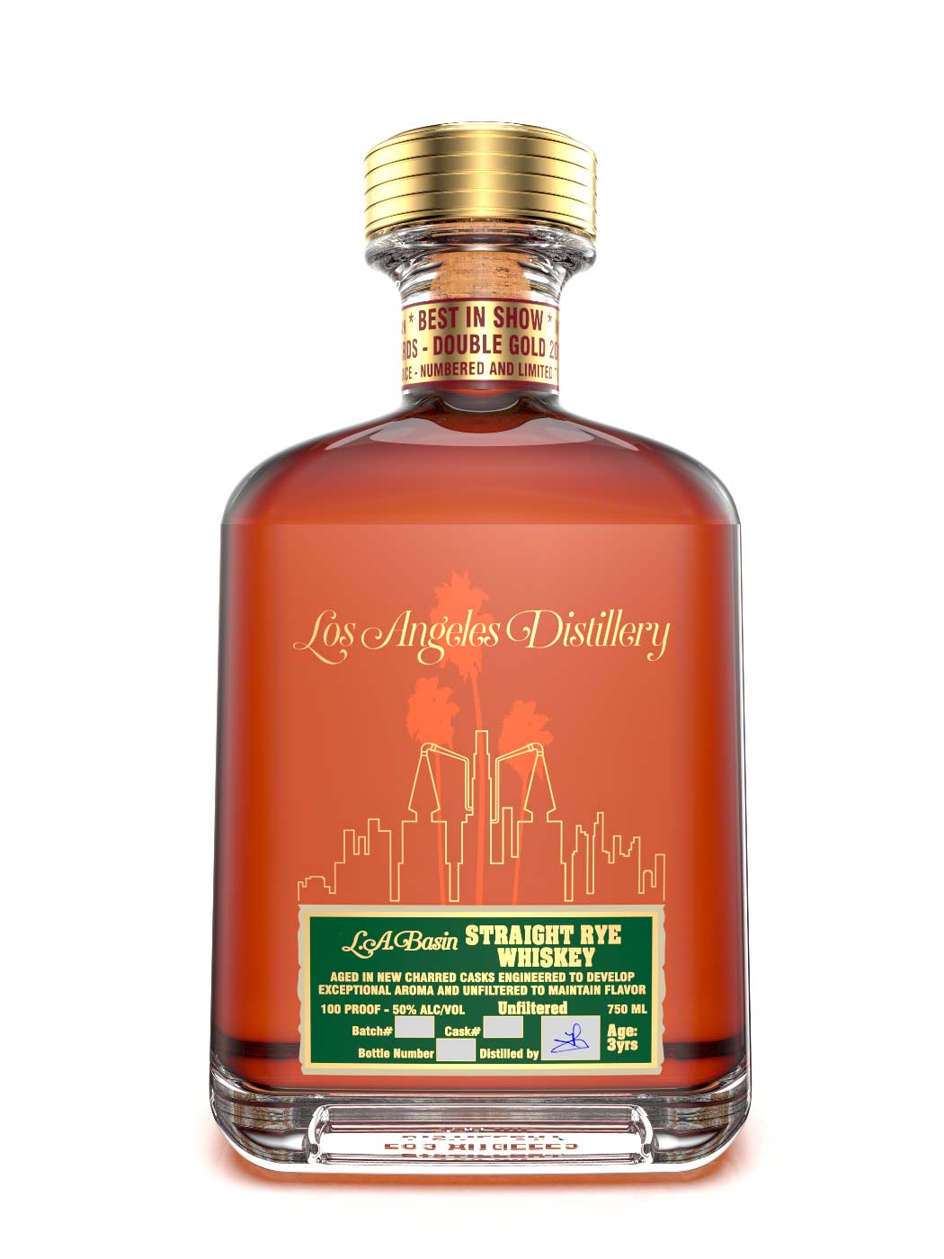 Los Angeles Distillery's Straight Rye Whiskey Limited Edition